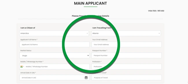 Apply Dubai Visa Step Three